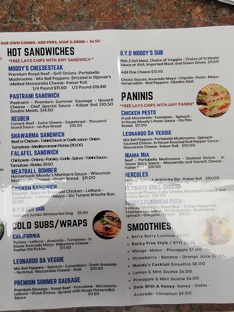 Moodys Subs and Sweets Menu image 2