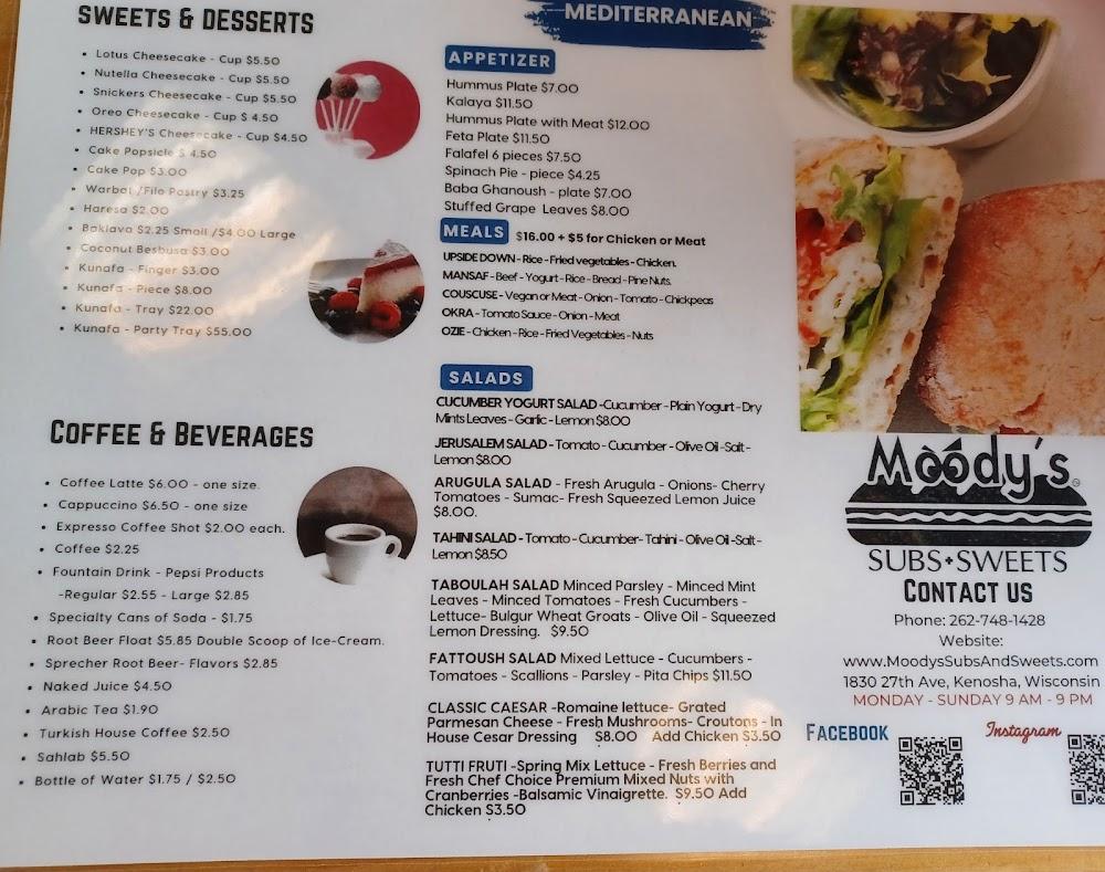 Moodys Subs and Sweets Menu image 3